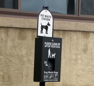 dog waste station cleaning service in Columbus